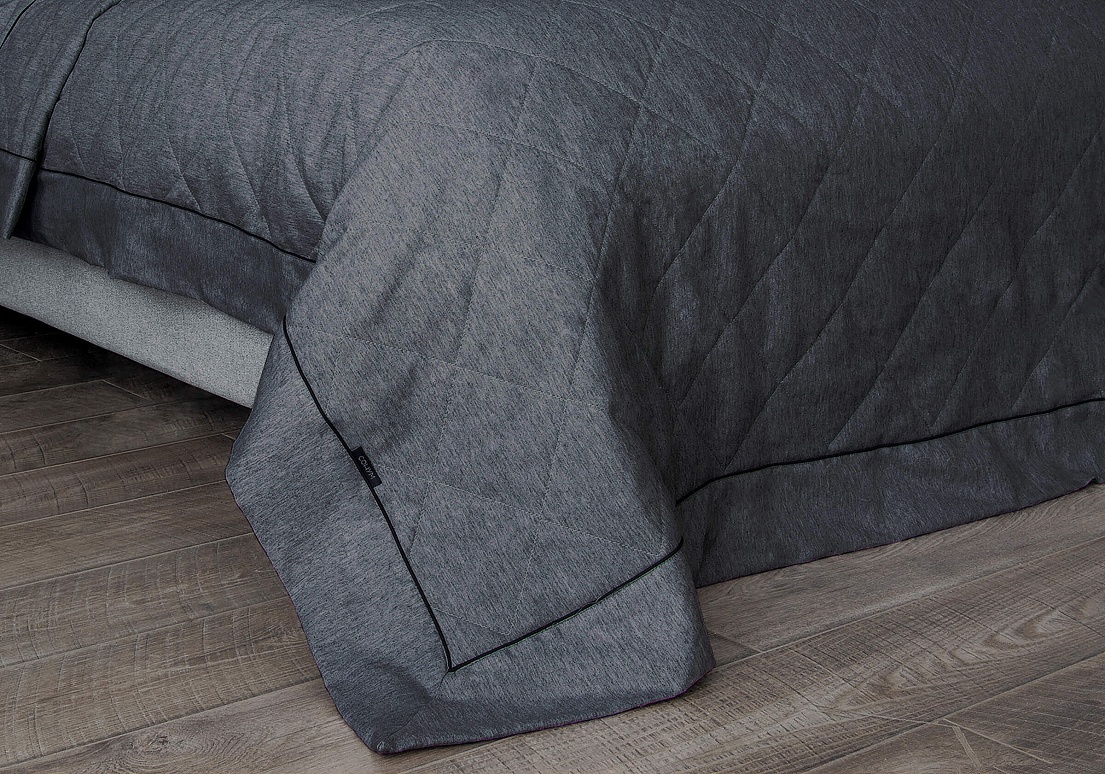 Покрывало Palermo темно-серый